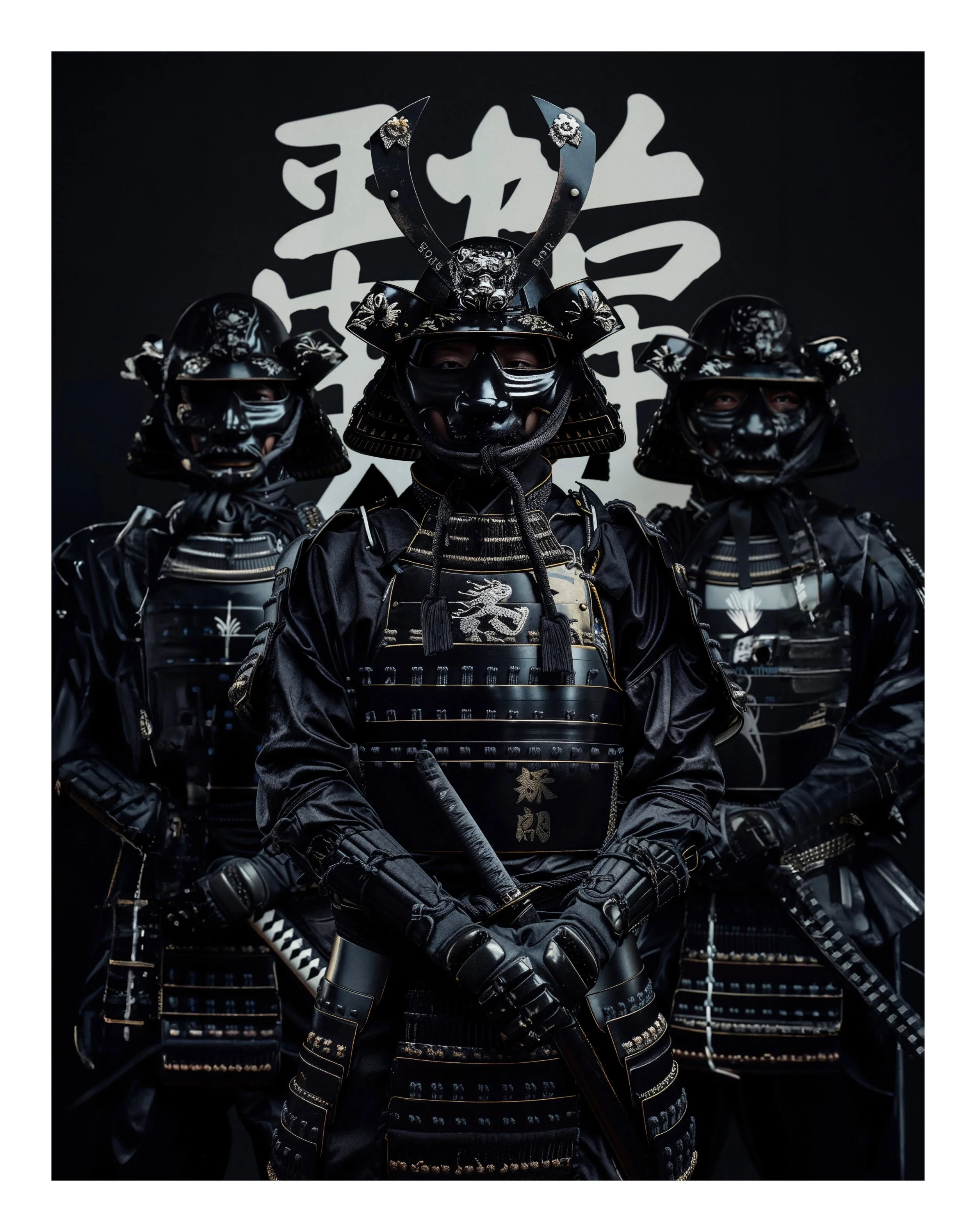 Black Tiger Legacy Samurai Art Prints by Benjamin Benichou